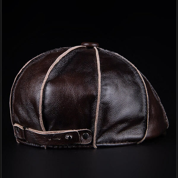 Berretto letterario ottagonale in vera pelle - image 7