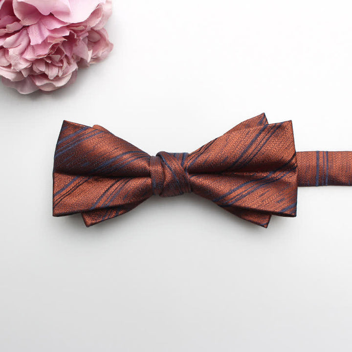 Papillon classico da uomo, formale, stampato - Stile n. 12 - image 13