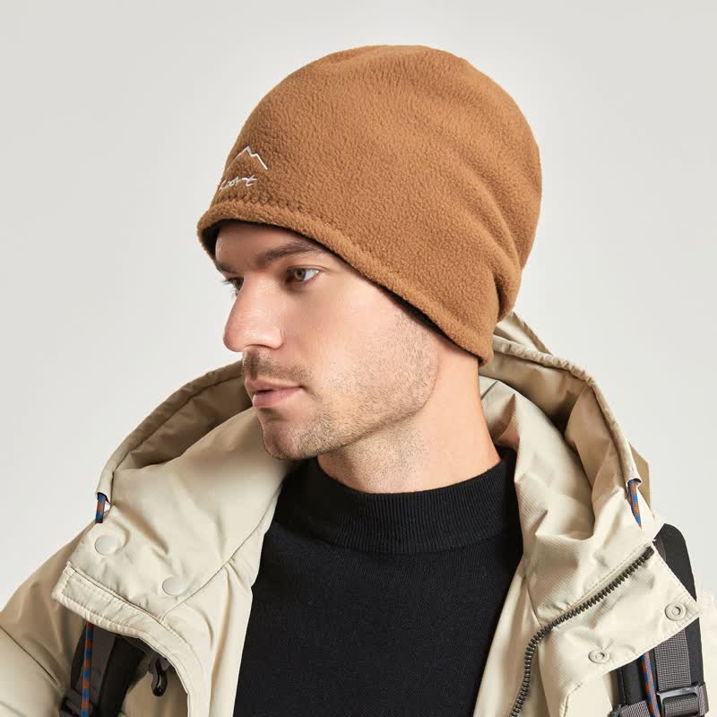 Cappello caldo reversibile in pile polare antivento - image 5