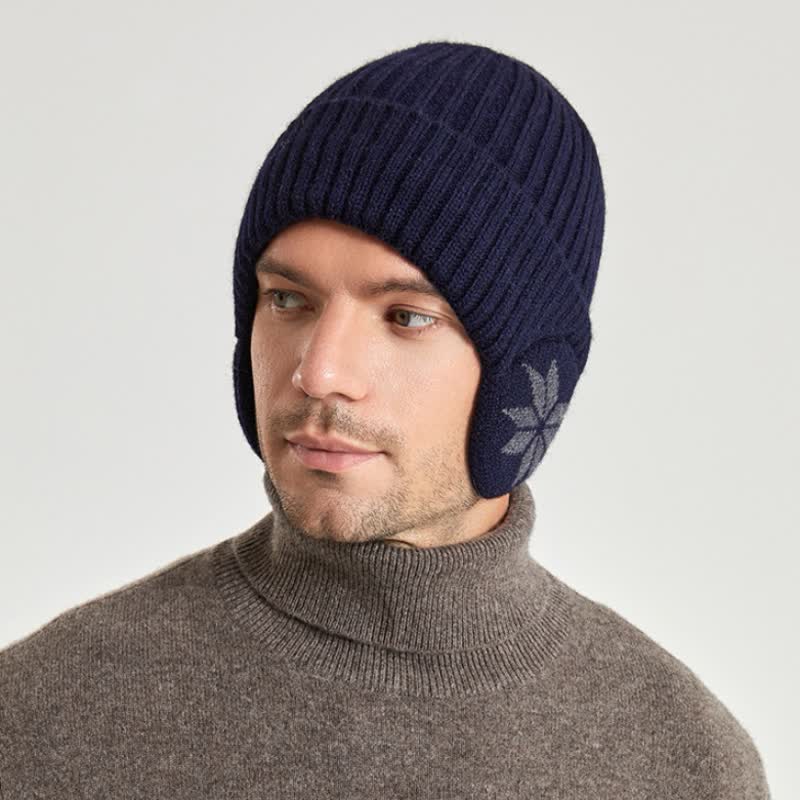 Cappello invernale unisex caldo e spesso lavorato a maglia - image 7