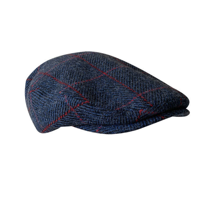 Berretto basco scozzese rosso blu scuro di campagna - image 3