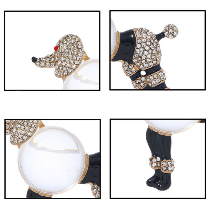 Spilla creativa da donna a forma di barboncino Jelly Belly - image 4