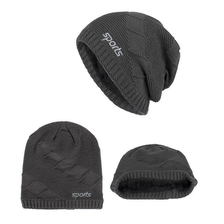 Cappello lavorato a maglia invernale casual in tinta unita - image 13