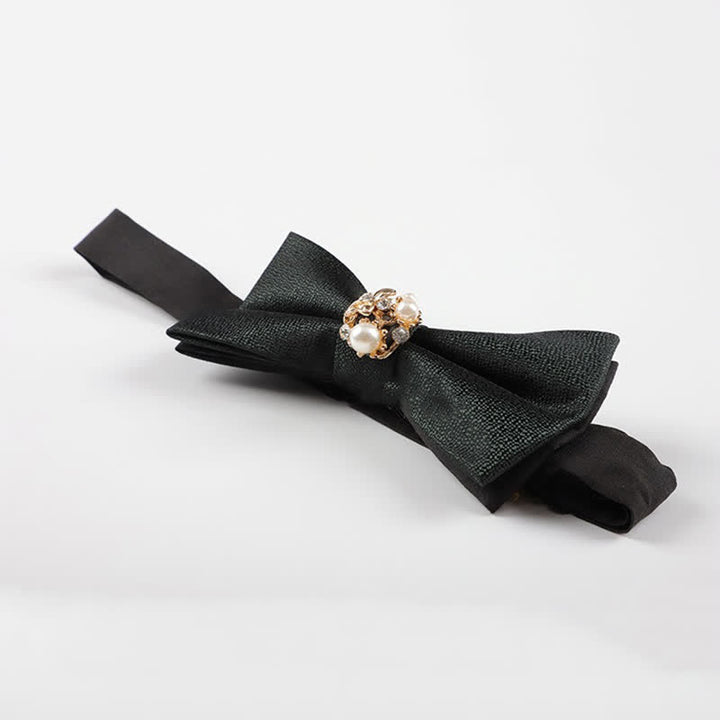 Papillon da smoking formale da uomo con perle - image 18