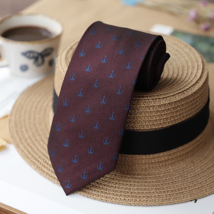 Set 2Ps da uomo con mini motivo vintage e fazzoletto da taschino - image 17