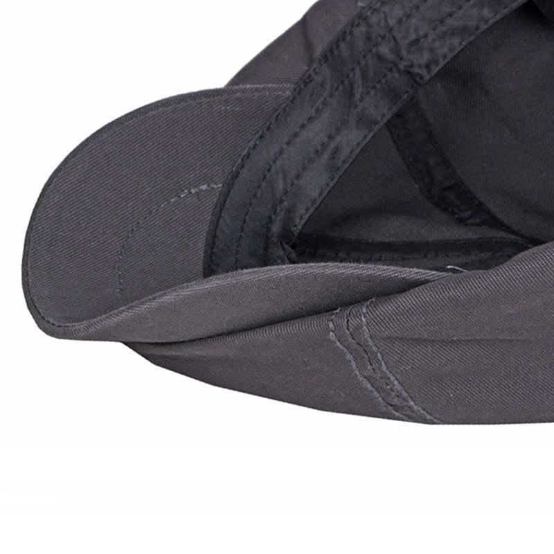 Berretto casual in cotone tinta unita da giorno - image 8