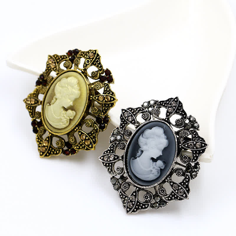 Spilla vittoriana con cammeo classico da donna - image 1