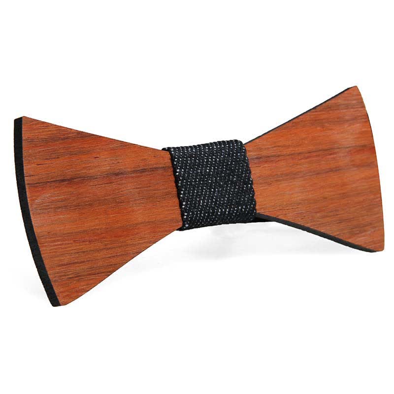 Papillon creativo e divertente in legno da uomo - Stile n. 8 - image 13