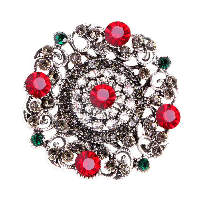 Spilla da donna con fiore cavo in stile barocco - image 2