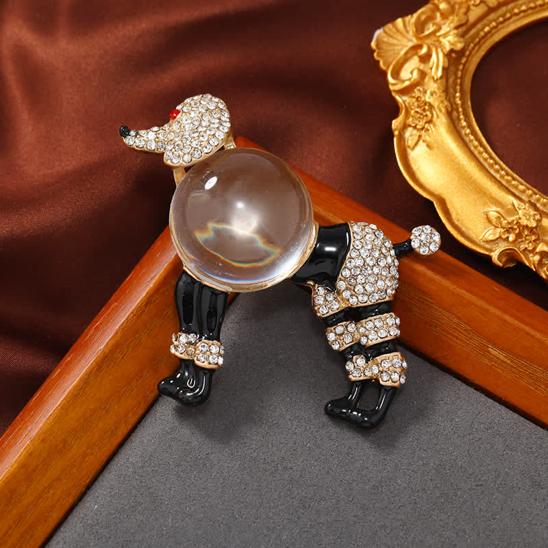 Spilla creativa da donna a forma di barboncino Jelly Belly - image 1
