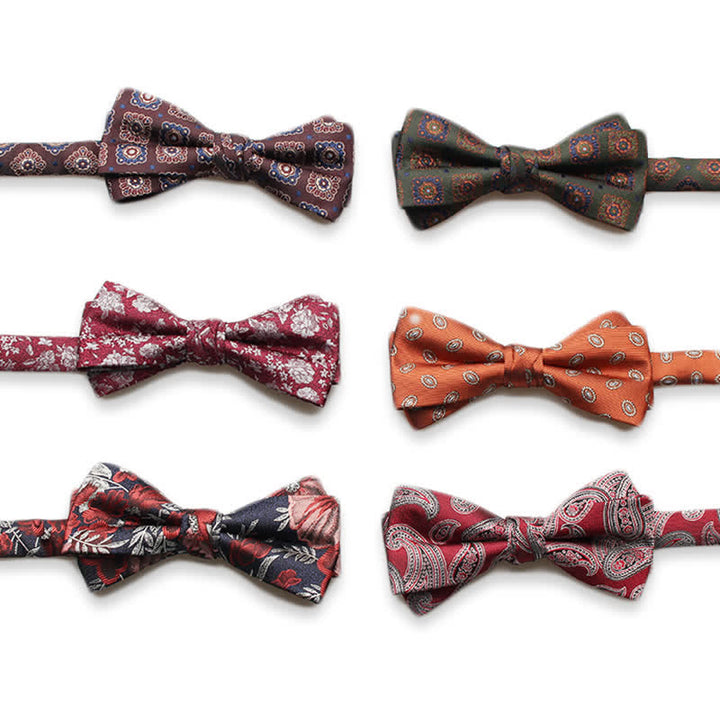 Papillon da ballo con stampa floreale multi-stile da uomo - image 0