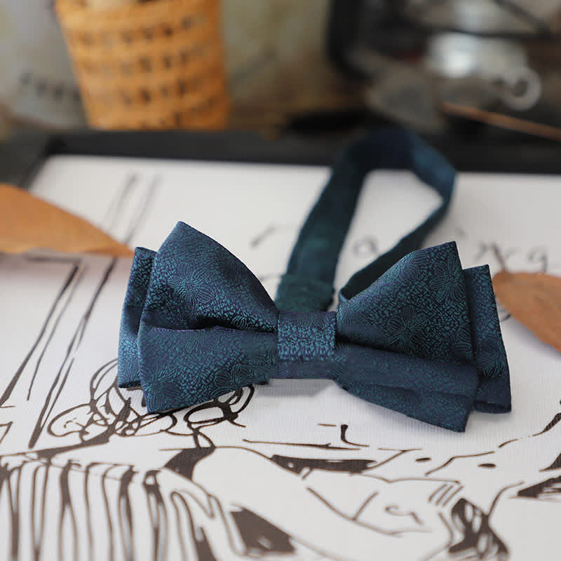 Papillon a righe con pois alla moda da uomo - Stile n. 10 - image 14