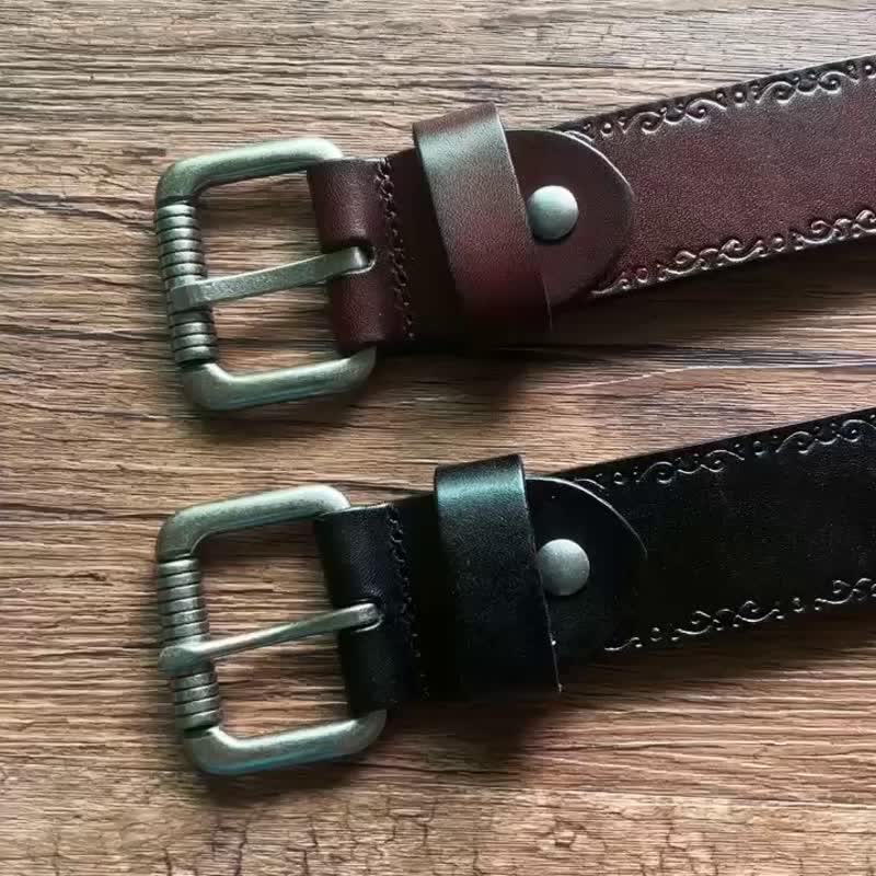 Cintura unisex con decorazione a borchie e borchie incrociate in stile rock - image 13