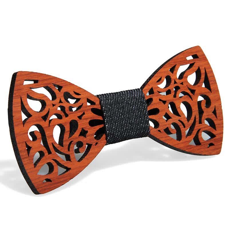 Papillon creativo e divertente in legno da uomo - Stile n. 5 - image 7
