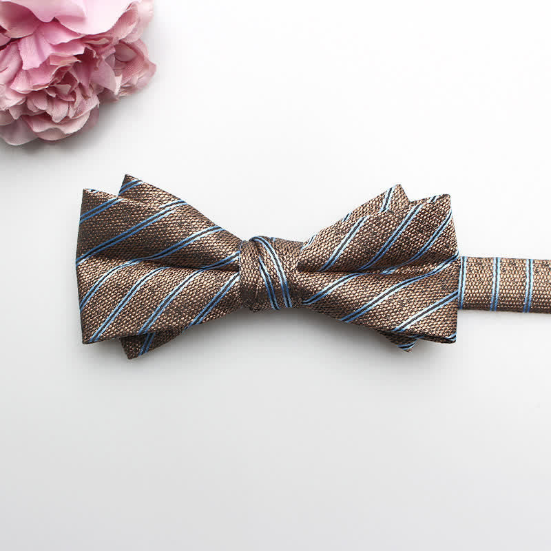 Papillon classico da uomo, formale, stampato - Stile n. 13 - image 14
