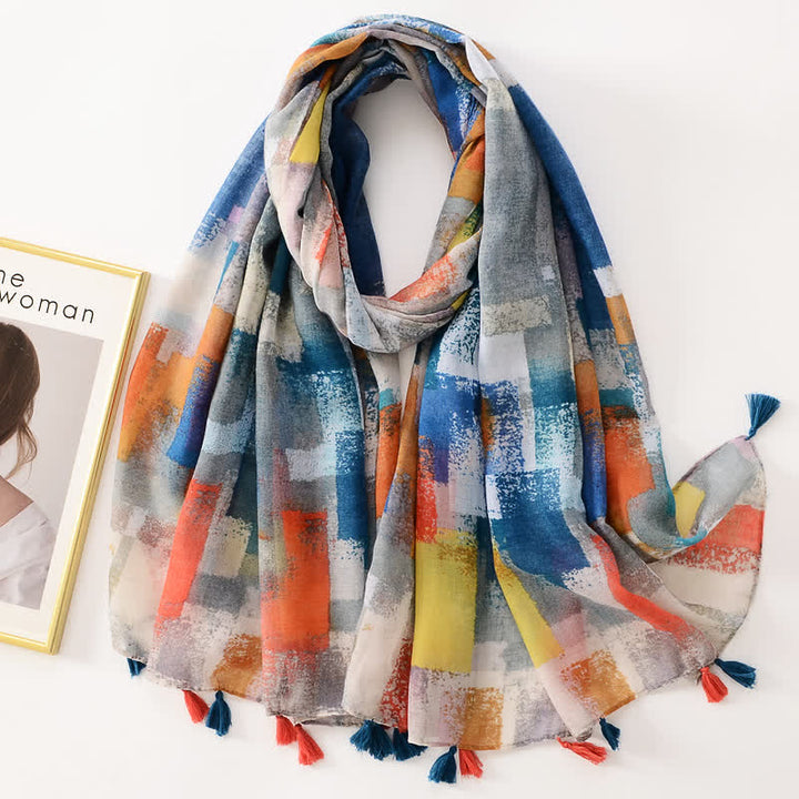 Sciarpa sottile con nappe floreali a farfalla da donna - Stile #27 - image 32