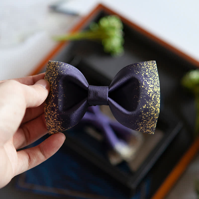 Papillon da uomo Violet Resplendent Night Sky - image 5