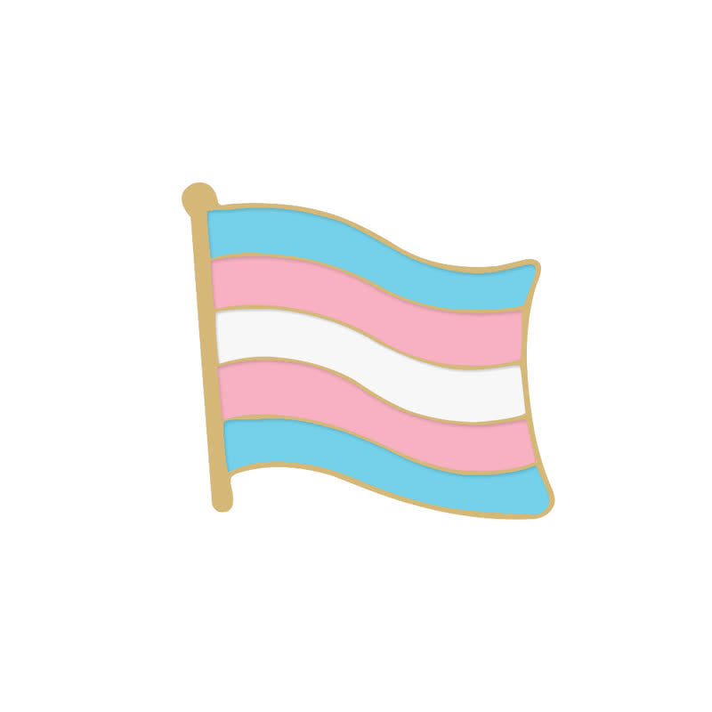 Spilla con bandiera arcobaleno rosa e blu Pride Day da 6 pezzi - image 6