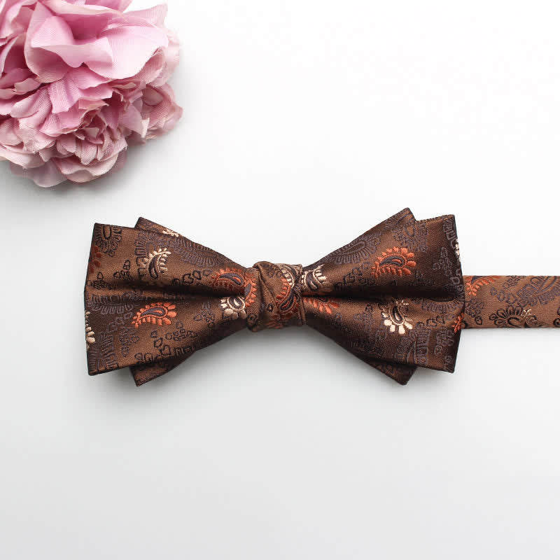 Papillon classico da uomo, formale, stampato - Stile n. 8 - image 9
