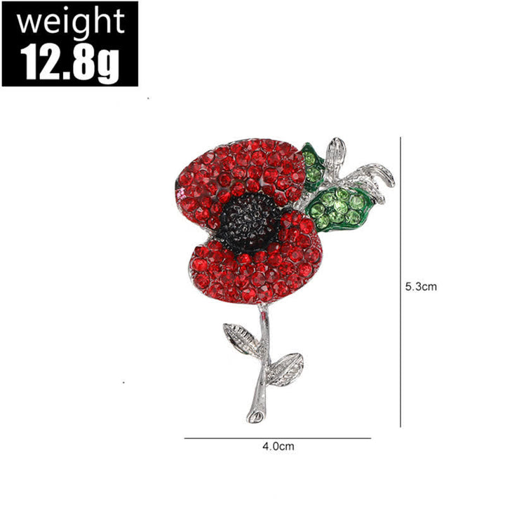 Spilla da donna Alive Poppy Safflower - image 8
