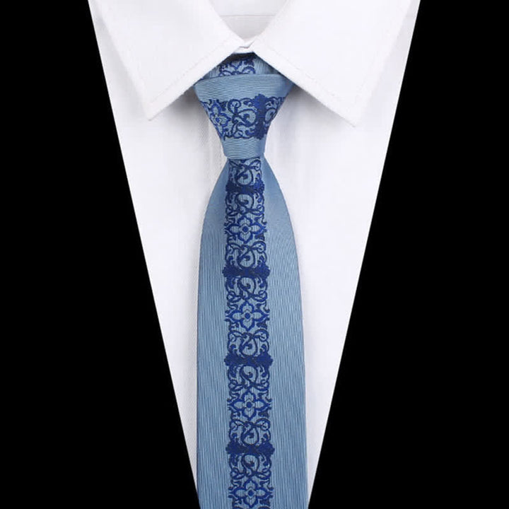 Cravatta da uomo moderna a righe verticali patchwork