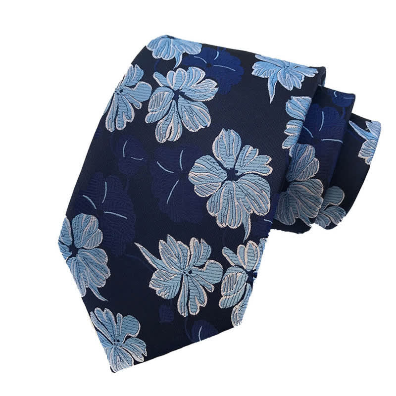 Set di 3 cravatte floreali da uomo con motivo a margherita - image 7