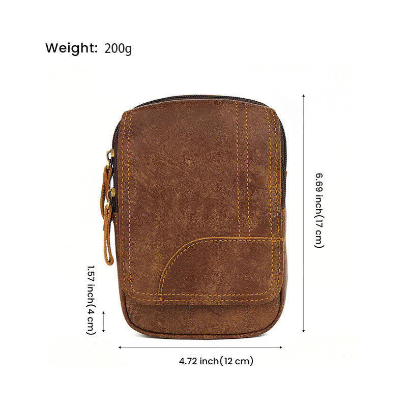 Borsa da viaggio con cintura in pelle nabuk con chiusura magnetica e cerniera - image 5