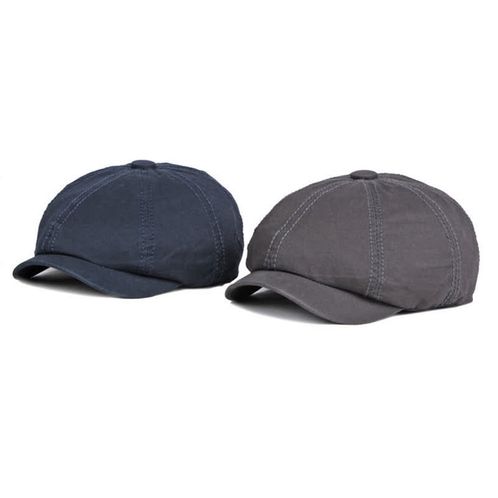 Berretto casual in cotone tinta unita da giorno - image 3