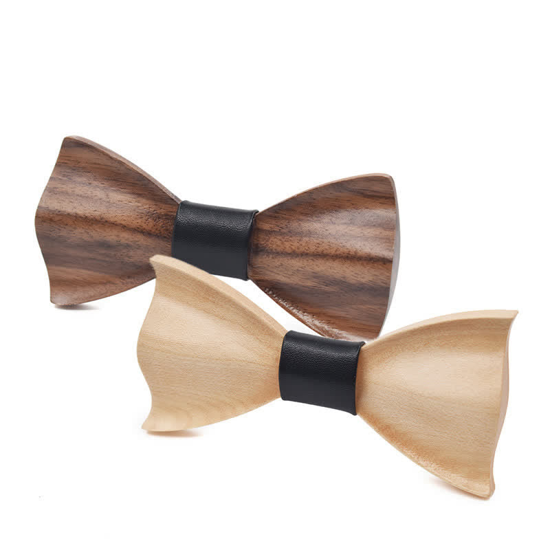 Papillon classico in legno d'acero da uomo - image 1