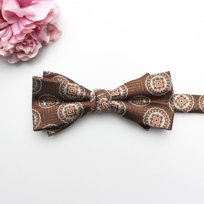 Papillon classico da uomo, formale, stampato - Stile n. 7 - image 8