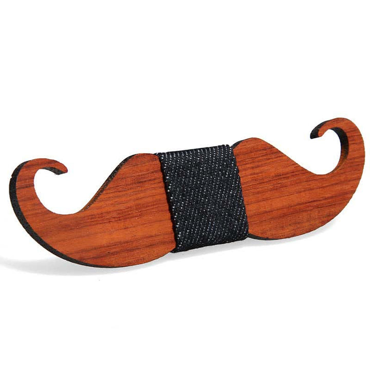 Papillon creativo e divertente in legno da uomo - Stile n. 1 - image 0