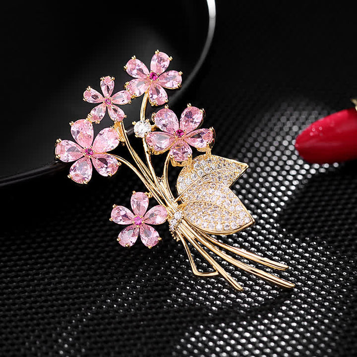 Spilla Bouquet Temperamento Donna - image 3