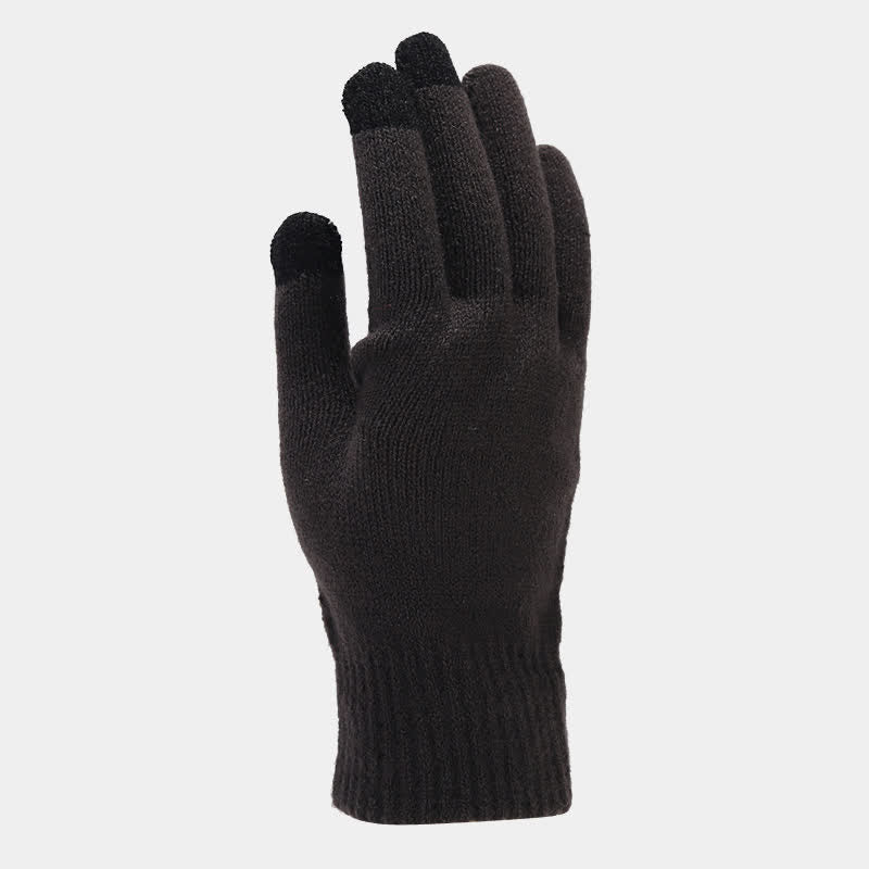 Set di 3 cappelli, sciarpe e guanti in twill tinta unita unisex - image 19