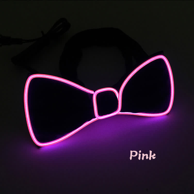 Papillon luminoso a LED lampeggiante - Rosa - image 10