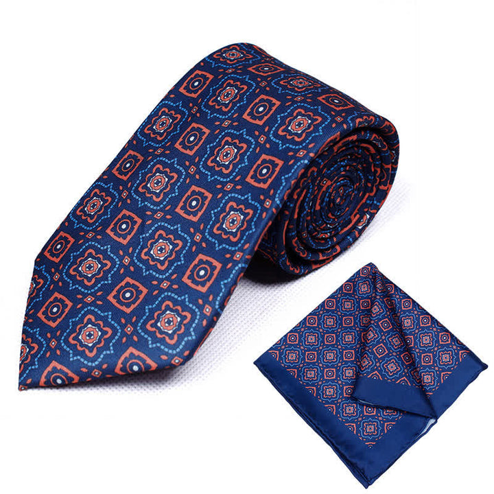 Set di 2 cravatte con stampe medaglione senza tempo da uomo - Marina Militare - image 1