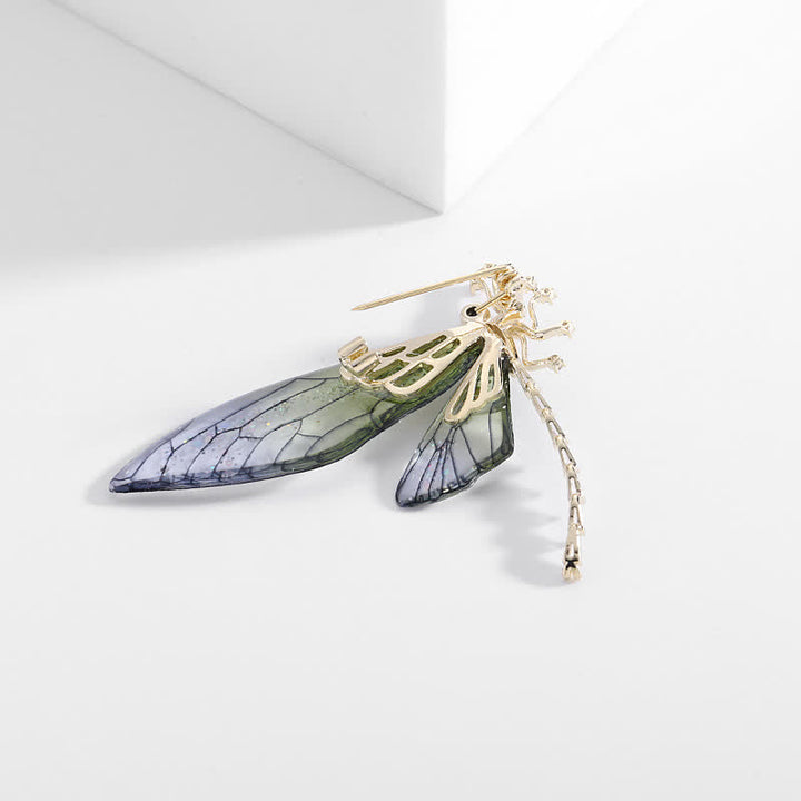 Spilla elegante a forma di libellula insetto da donna - image 5