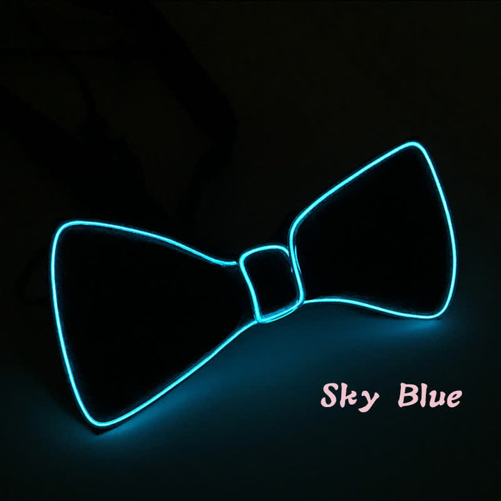 Papillon luminoso a LED lampeggiante - Azzurro cielo - image 2