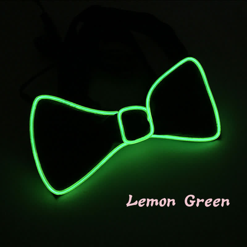 Papillon luminoso a LED lampeggiante - Verde limone - image 8