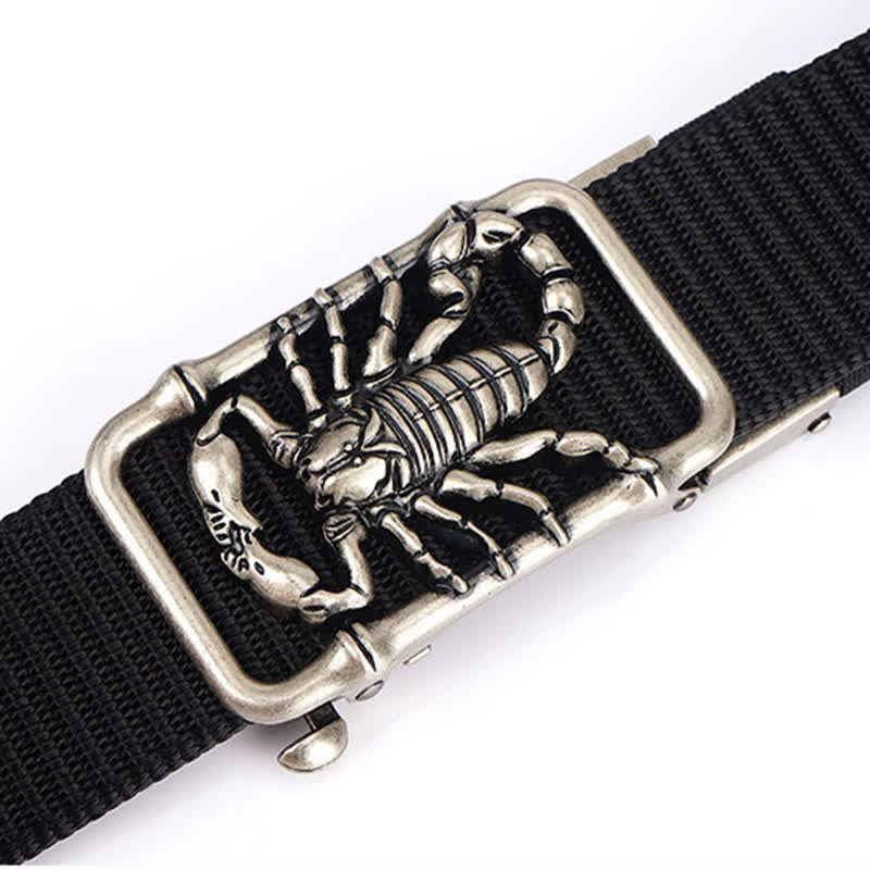 Cintura semplice in nylon con Scorpione Re da uomo - image 2