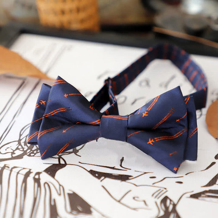 Papillon a righe con pois alla moda da uomo - Stile n. 3 - image 7