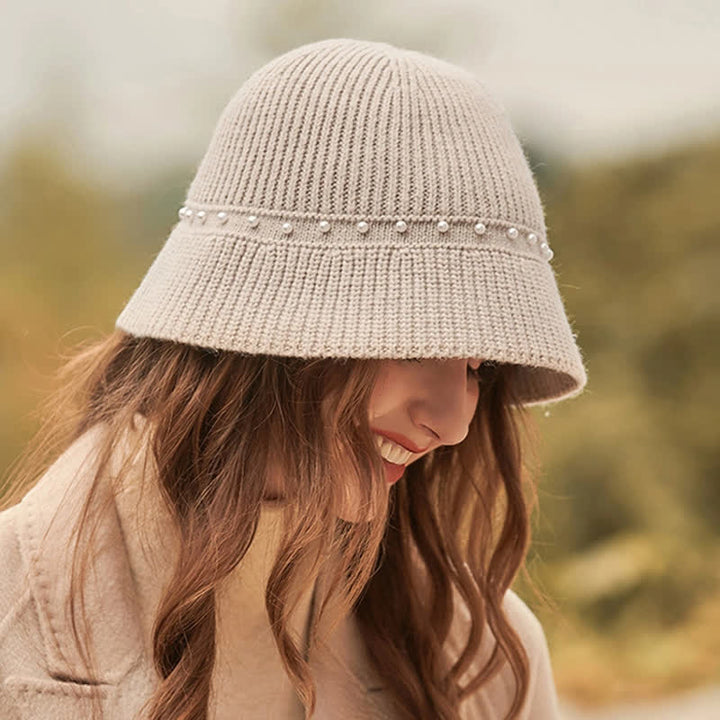 Cappello da pescatore con perle da vacanza per donna - image 3