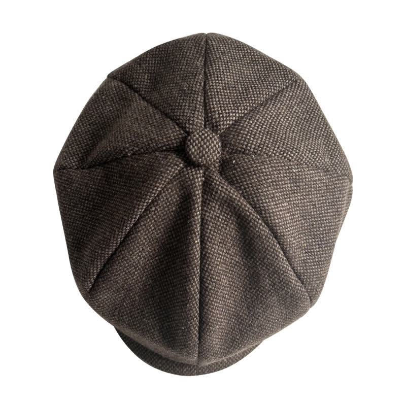 Berretto ottagonale vintage Auburn Newsboy - image 7