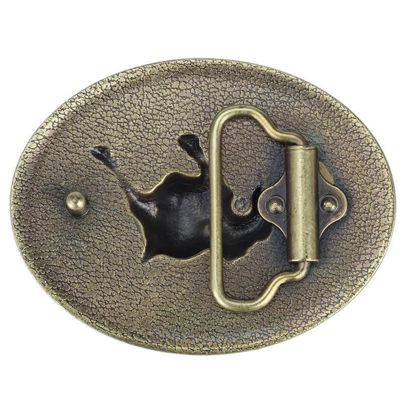 Cintura in pelle con fibbia da torero da cowboy fai da te da uomo - image 1
