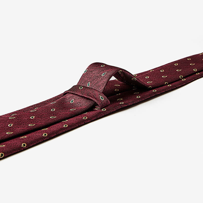 Cravatta da uomo di lusso con motivo micro paisley - image 3