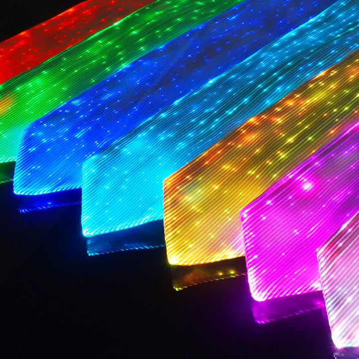 Cravatta luminosa futuristica in fibra ottica - image 1