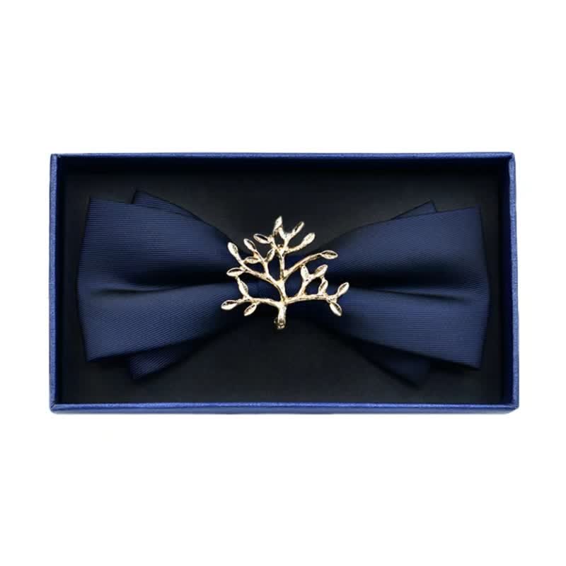 Papillon da uomo in metallo opaco con strass - Albero - Marina Militare - image 12