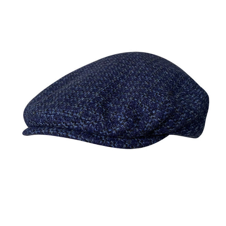 Berretto invernale autunno-inverno a scacchi blu navy - Blu navy - L (23 1/4"-23 5/8") - image 0