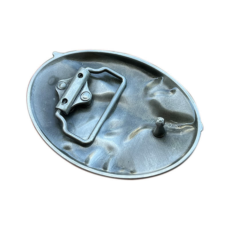 Cintura in pelle con fibbia aquila su pietra fai da te da uomo - image 1