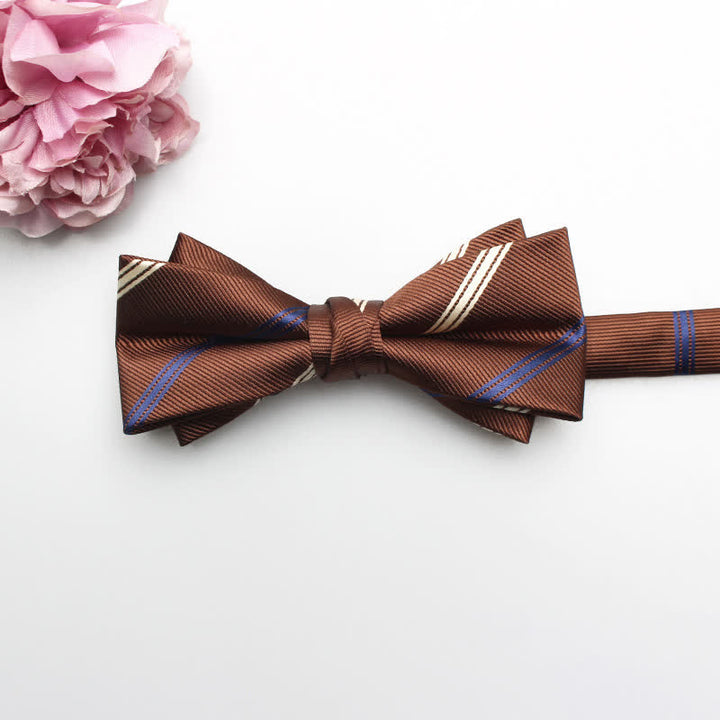 Papillon classico da uomo, formale, stampato - Stile n. 14 - image 15