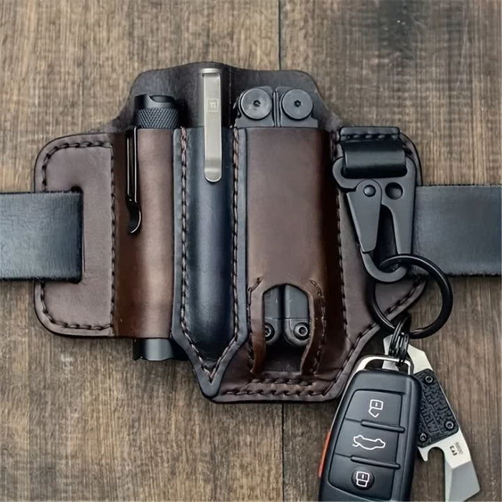 Borsa da cintura tattica multiuso con organizer tascabile - Marrone scuro - image 0